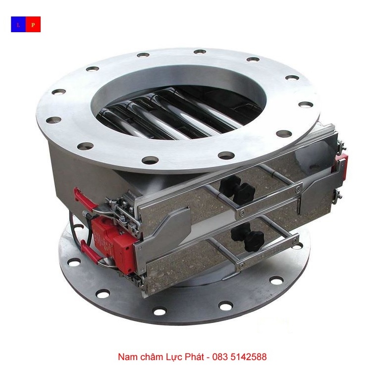 Thùng nam châm lọc sắt vỉ đôi vệ sinh nhanh